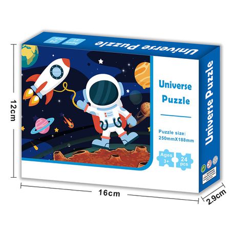 24 Piece Jigsaw Puzzle Astronaut Outer Space-themed