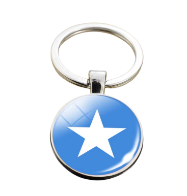 Somalia Africa National Country Flag Keyring