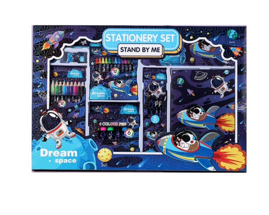 Stationary Art Set Galaxy Space themed design 41 PCS - 2 Pack