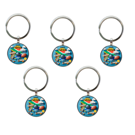 SunnySkies key ring 5 pack