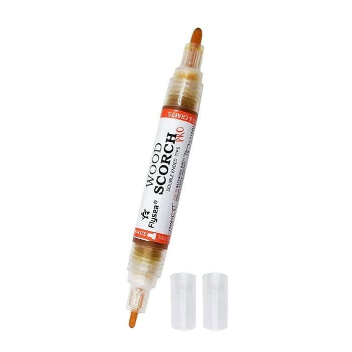 Dual Tip Wood Burning Scorch Marker 1-3mm tip