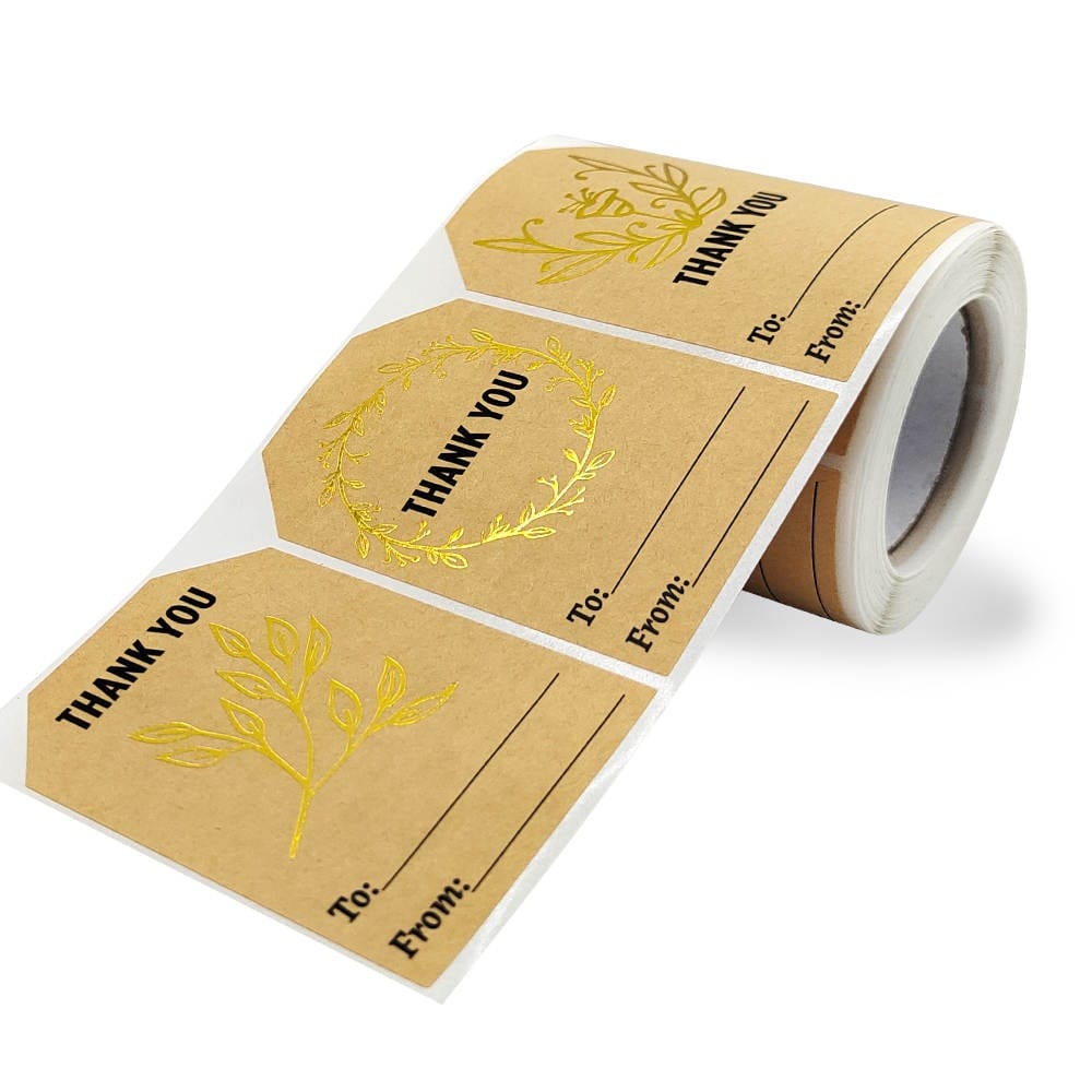 Thank you Label sticker 2