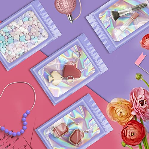 Purple Holographic Bags