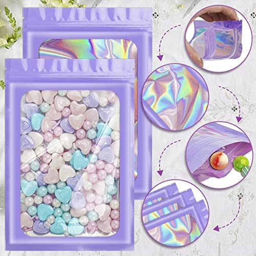 Purple Holographic Bags