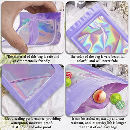 Purple Holographic Bags