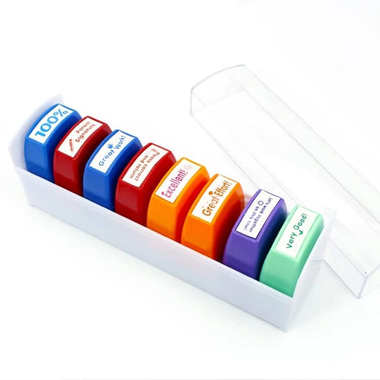 English Teacher Stamps Multi colour