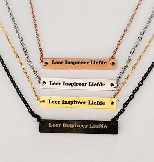 Afrikaans Teacher Stainless Steel