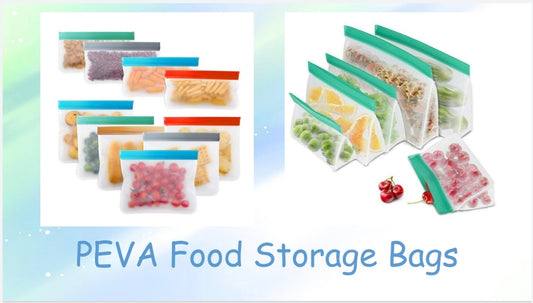 6 Pack PEVA Freezer Bags