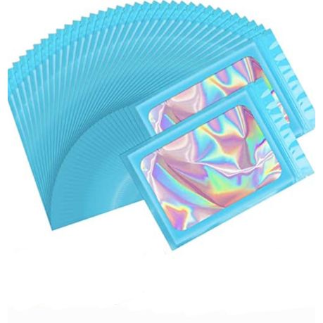 Blue Holographic Bags