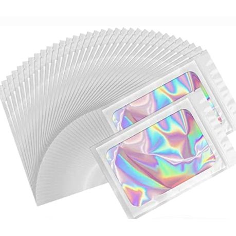 White Holographic bags