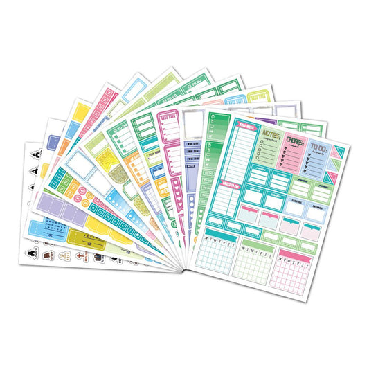 Year plannerschool teacher presentation event - 660 pieces
Multiple themes 12 sheets 730 stickers